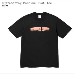 Supreme Toy Machine Fist Tee Black XXL